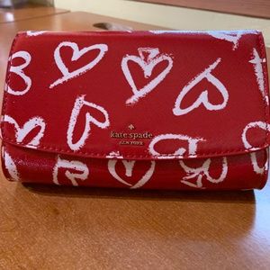 Kate Spade Laurel Way Lipstick Hearts Bitsy & Addison Crossbody